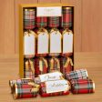 Caspari Party Crackers - Stewart Tartan Plaid on Sale