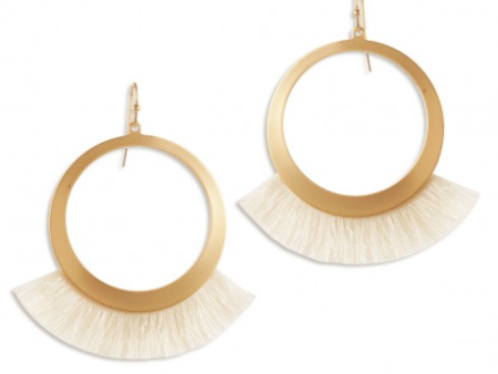 White Blair Earrings Hot on Sale