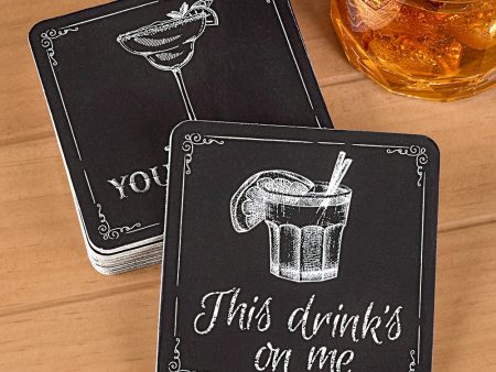 Cocktail Party Coasters, Set of 8 Online