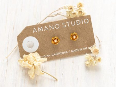 Amano Studio Sonoma Rose Stud Earrings Online Sale