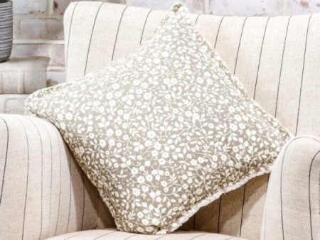 Beige Spring Floral Pillow For Cheap