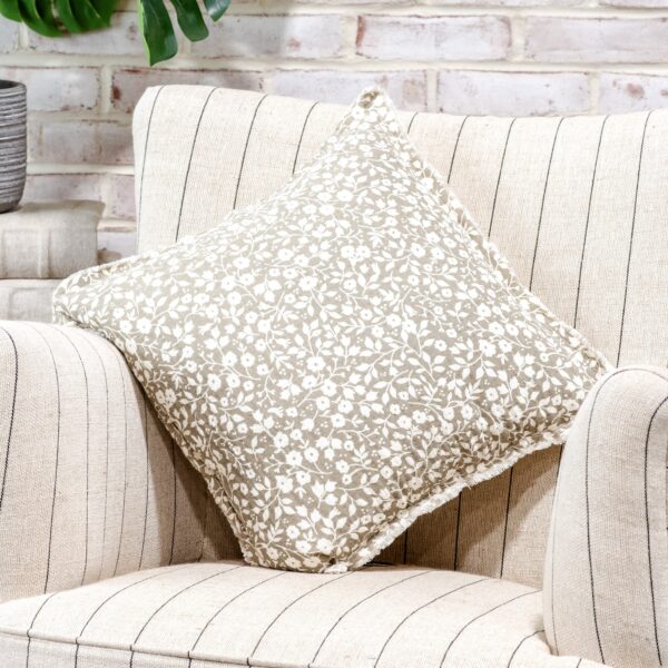 Beige Spring Floral Pillow For Cheap