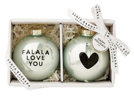 Glass Ornament SetFalala Love You Supply