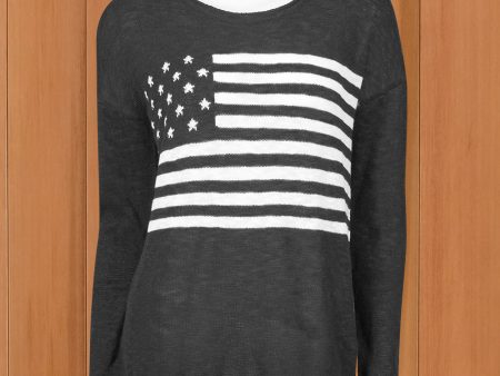 J Society Women s Lightweight Flag Sweater Sale