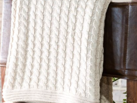 Sand Cable Throw (50x60) Discount