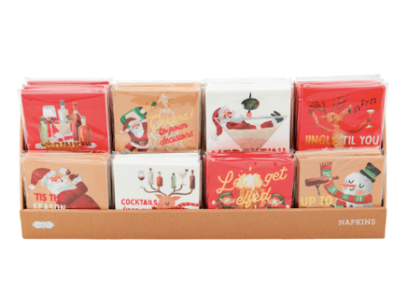 Holiday Bar Napkins Online Hot Sale