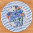 Caspari Paper Plates, Flags and Hydrangeas Supply