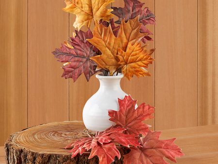 Autumnal Maple Leaf Stems, 11.5  Discount