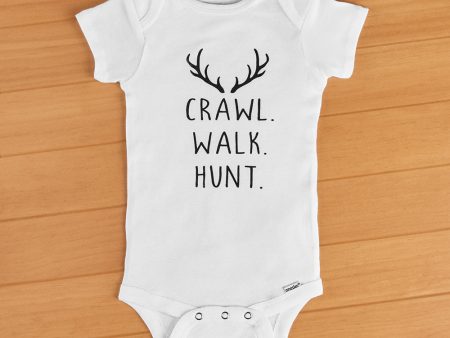 Crawl. Walk. Hunt.  Onesie Online