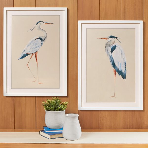 Blue Heron Watercolor Prints Cheap