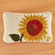 Chandler 4 Corners 12  x 8  Hooked Pillow, Sunflower Sale