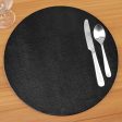 Caspari Lizard Felt-Backed Placemats, Round Hot on Sale