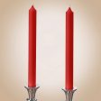 Caspari Taper Candles, Pack of 2 - 10  For Cheap