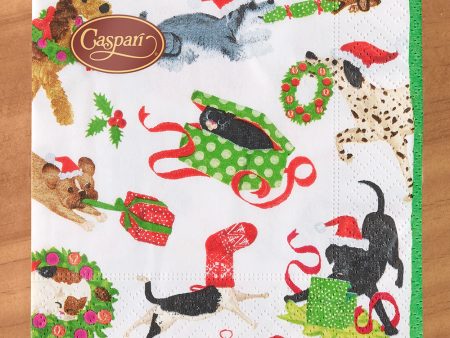 Caspari Paper Napkins, Christmas Mischief on Sale