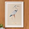 Blue Heron Watercolor Prints Cheap