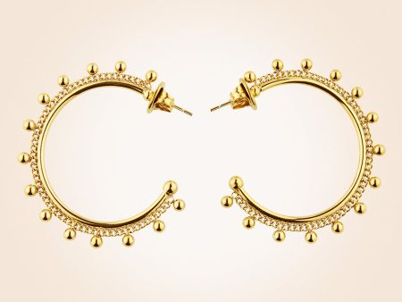 Anartxy Abby Gold Hoop Earrings Supply