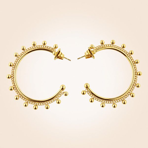 Anartxy Abby Gold Hoop Earrings Supply