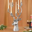 Antiqued Aluminum Stag Candelabra Discount