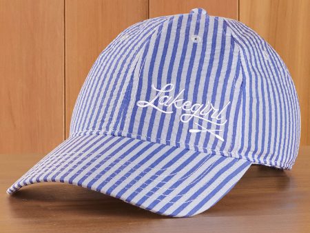 Lakegirl Women s Seersucker Cap Online Hot Sale