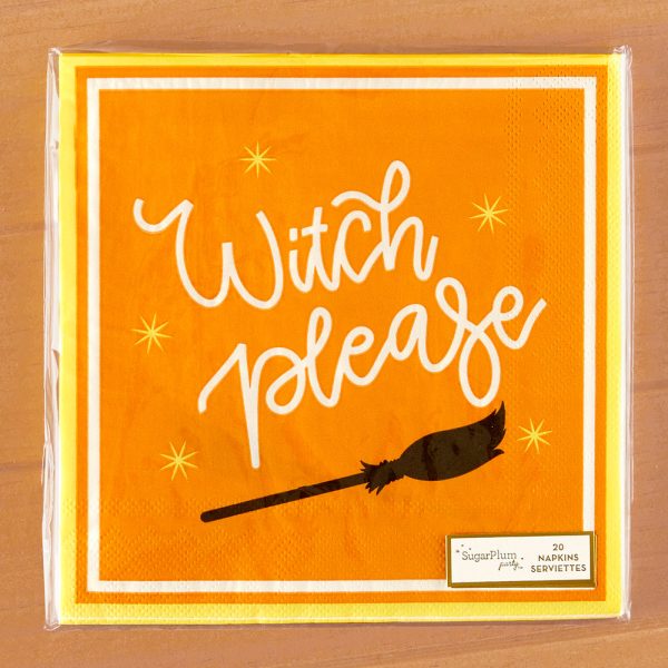 Sophistiplate Candy Corn Cutie Halloween Napkins, Witch Please Online Hot Sale