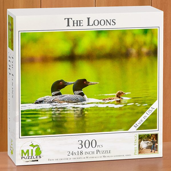 300 Piece Jigsaw Puzzle,  The Loons  by Phil Stagg Sale