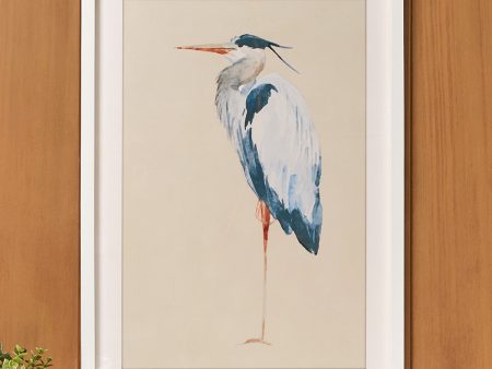 Blue Heron Watercolor Prints Cheap