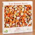 500 Piece Jigsaw Puzzle,  Lake Superior Agates  by Phil Stagg Sale