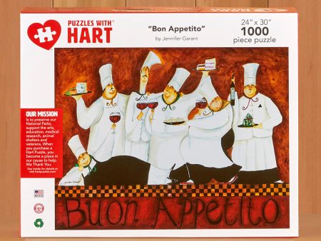 1,000 Piece Jigsaw Puzzle, Bon Appetito For Sale