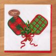 Caspari Paper Napkins, Christmas Pickleball Hot on Sale