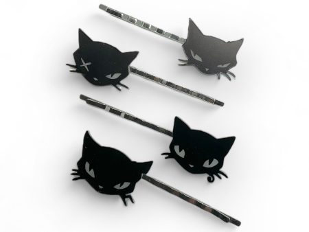 Last Chance! Emily The Strange® Cat Posse Bobby Pins Set of 4 Sale