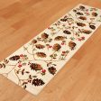 Chandler 4 Corners 30  x 8  Hooked Runner, Pinecones & Flowers Hot on Sale