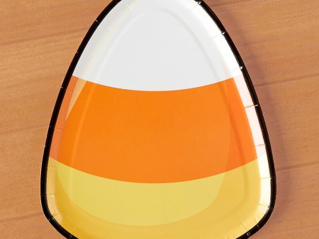 Sophistiplate Candy Corn Cutie Halloween Salad Plates, Candy Corn Discount