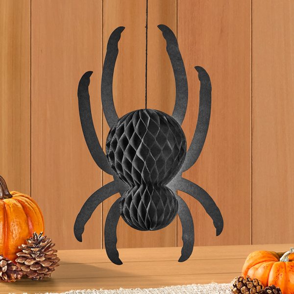 Hester & Cook Honeycomb Paper Party Decorations, Spiders Supply