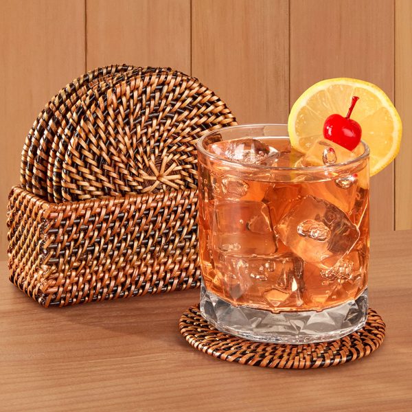 Calaisio Woven Coasters, Set of 6 For Discount