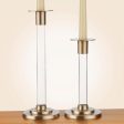 Caspari Resin & Brass Taper Candleholder Online Sale