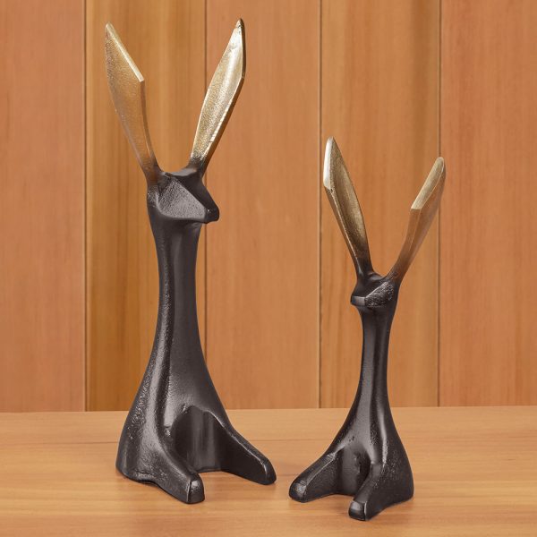 Bronze Jackrabbit Figurine Supply