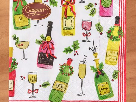 Caspari Paper Napkins, Tipsy and Toasty Online Sale