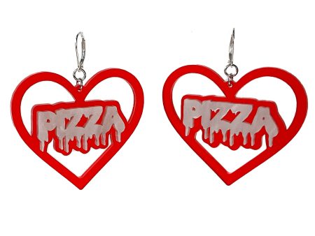 Last Chance! True Love (It s Pizza) Door Knocker Earrings Sale