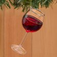 Cody Foster Glass Ornament, Red Wine Glass Supply