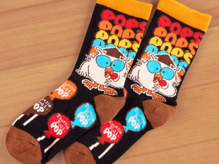 Kid s Fun Crew Socks, Tootsie Pop Discount