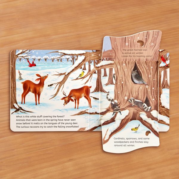 Winter in the Forest  Lift-a-Flap Pop-Up Children s Board Book by Rusty Finch Cheap