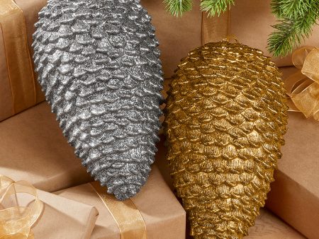 Antique Pinecone Shatterproof Ornament - 12  Online Hot Sale