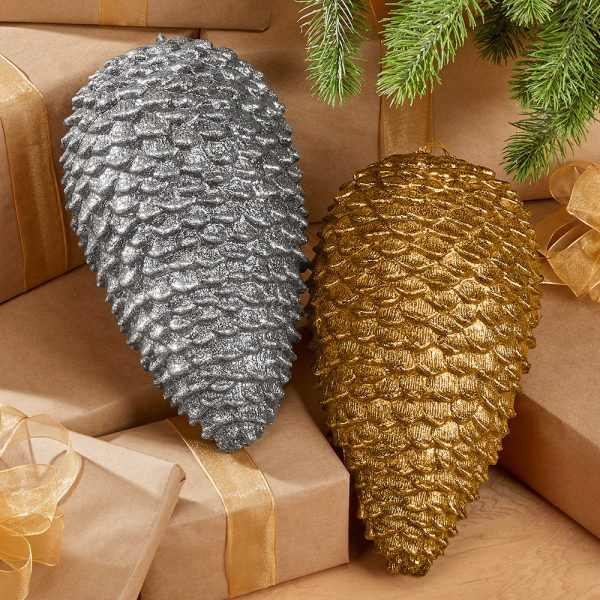 Antique Pinecone Shatterproof Ornament - 12  Online Hot Sale