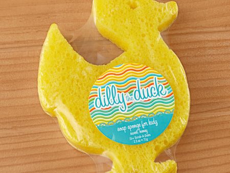 Caren Soap Sponge for Kidz, Dilly the Duck For Sale