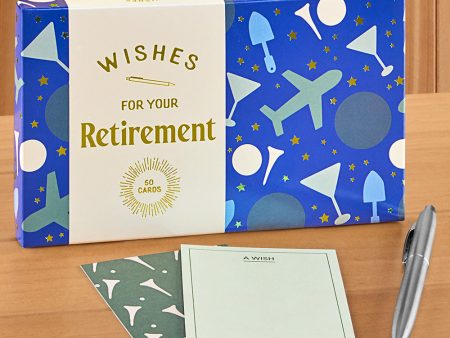 Wishes for Your Retirement  Blank Note Card Activity Set Online now