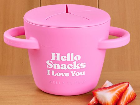 Bella Tunno Happy Snacker Cup, Hello Snacks I Love You Online Hot Sale