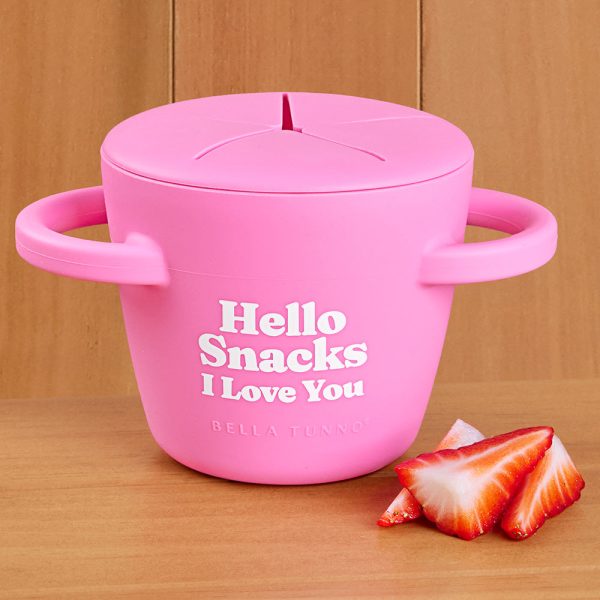 Bella Tunno Happy Snacker Cup, Hello Snacks I Love You Online Hot Sale