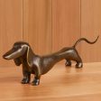 Cast Iron Dachshund Sculpture For Discount