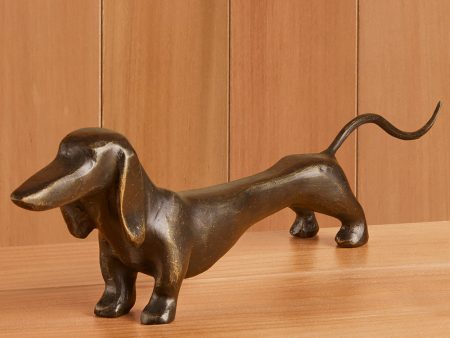 Cast Iron Dachshund Sculpture For Discount