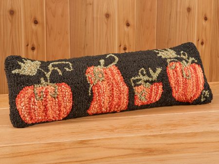 Chandler 4 Corners 8  x 24  Hooked Pillow, Pumpkin Patch Online